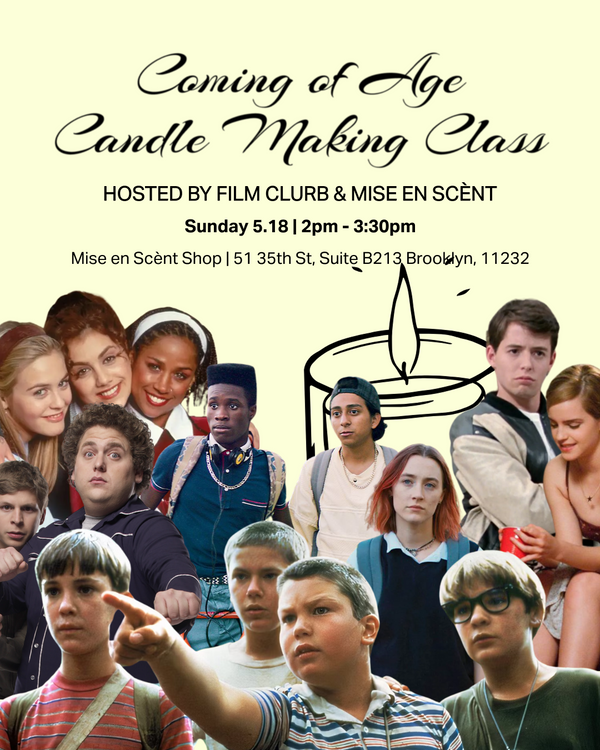 Coming of Age Candle Making Class - May 18th