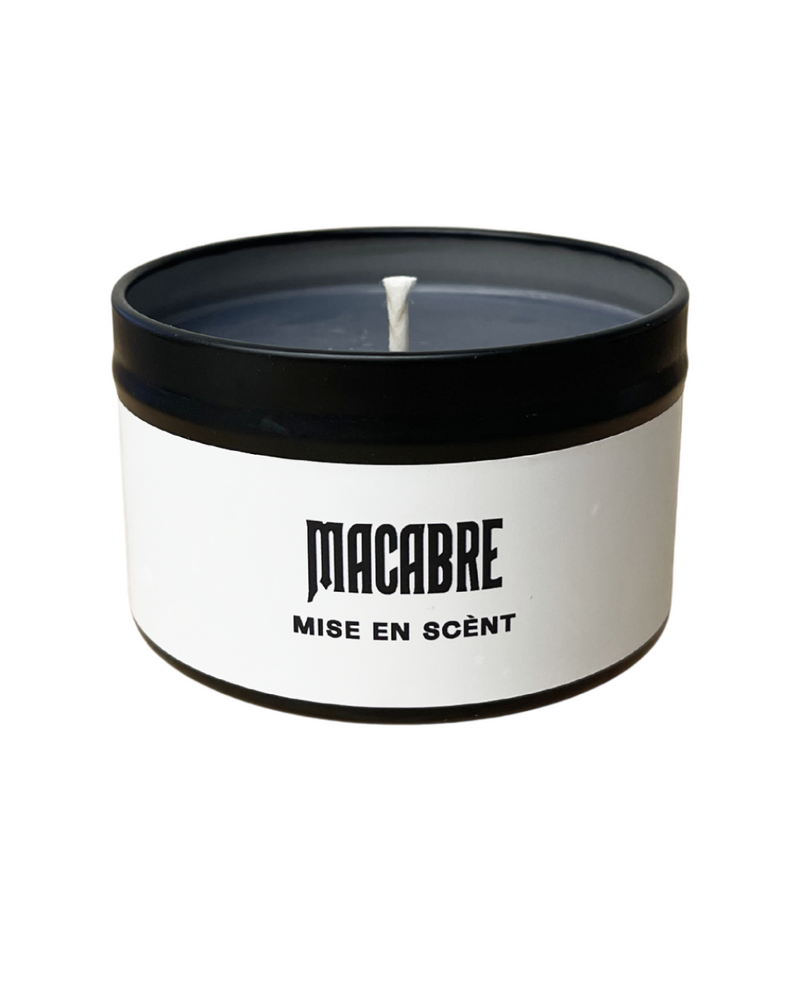 Macabre Tin Candle