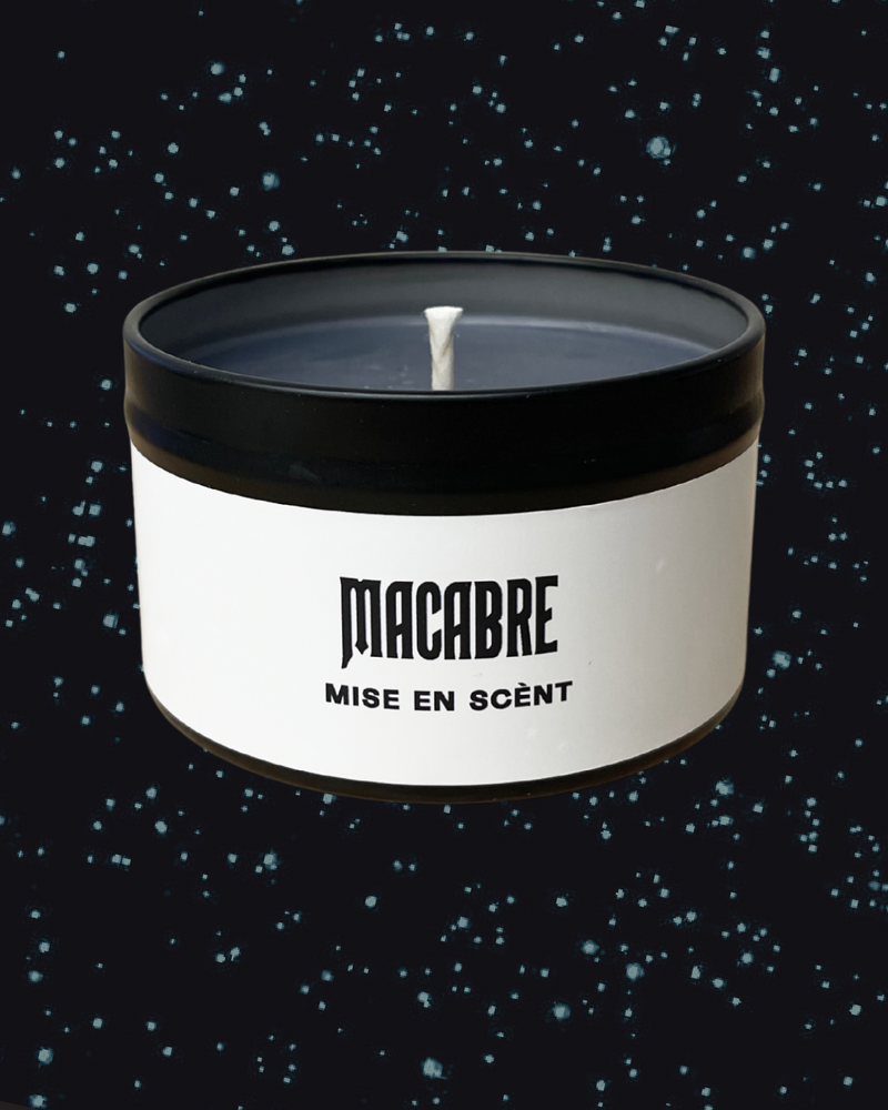 Macabre Tin Candle